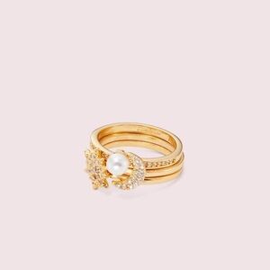 Kate Spade Stargaze Ring Set - Size 6
